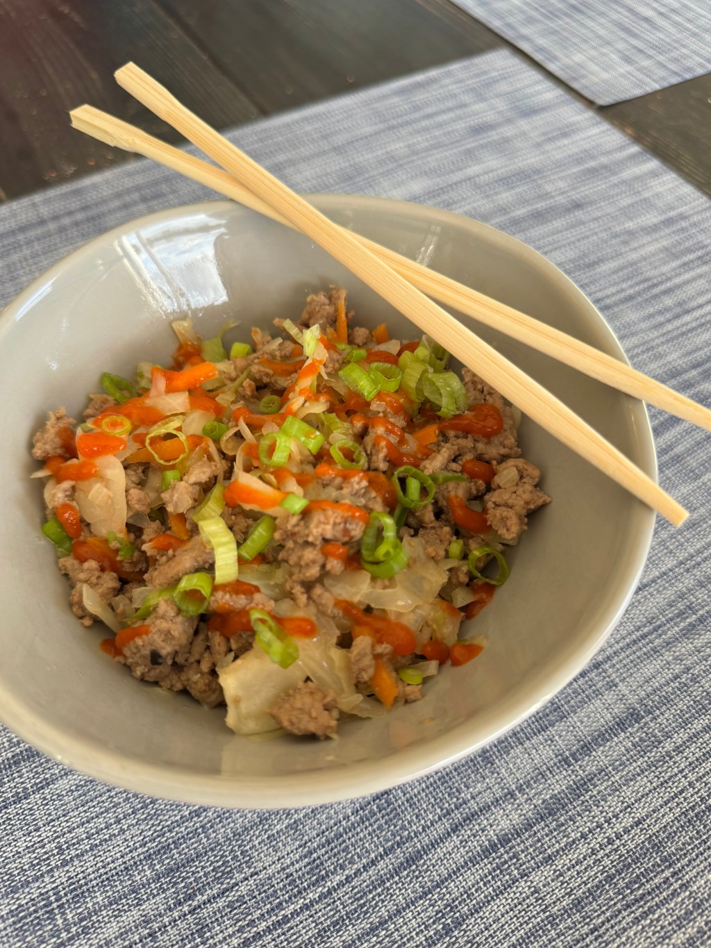 Egg roll stir fry