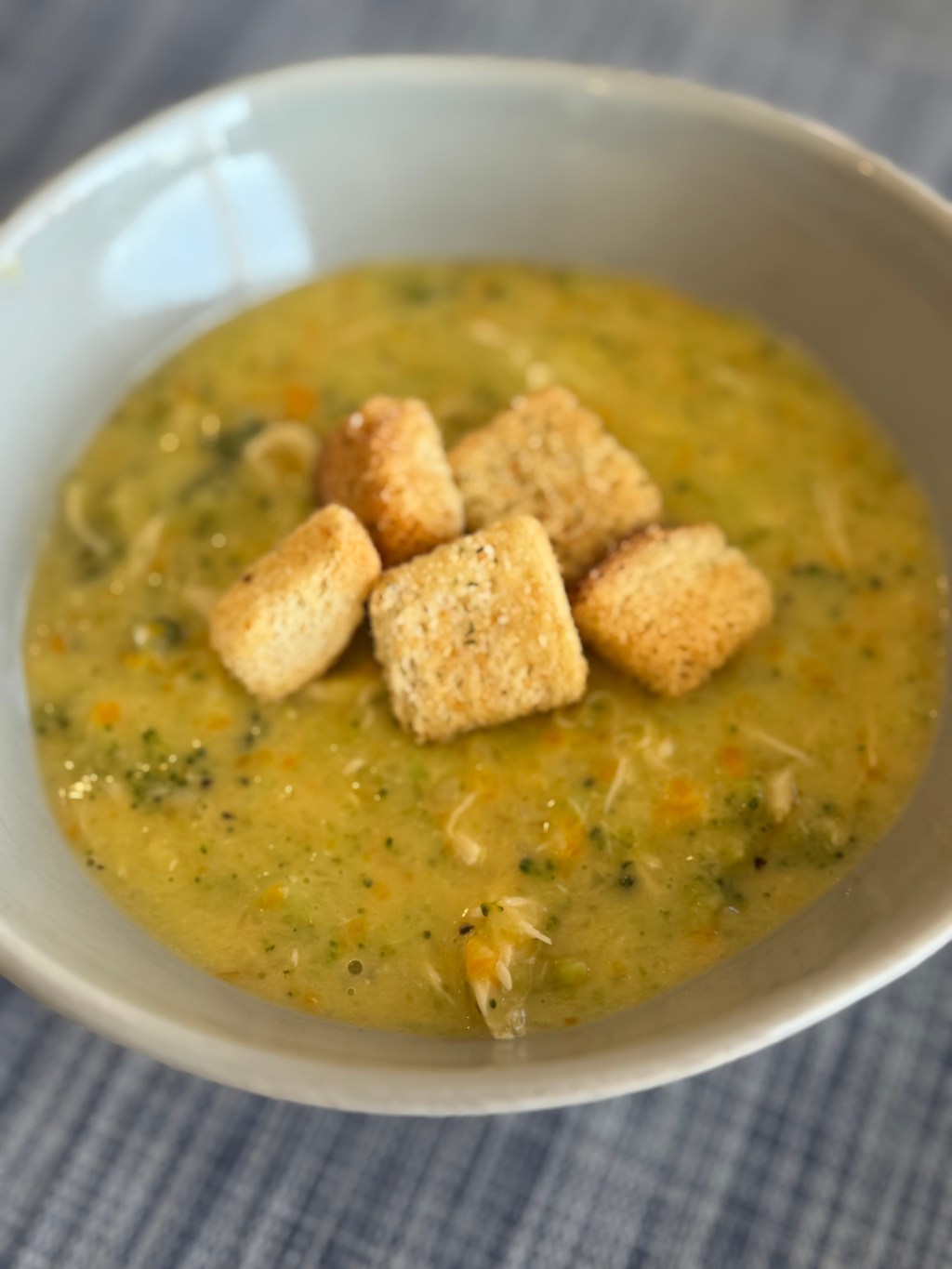 Healthy, easy to make, Broccoli Cheddar Soup
