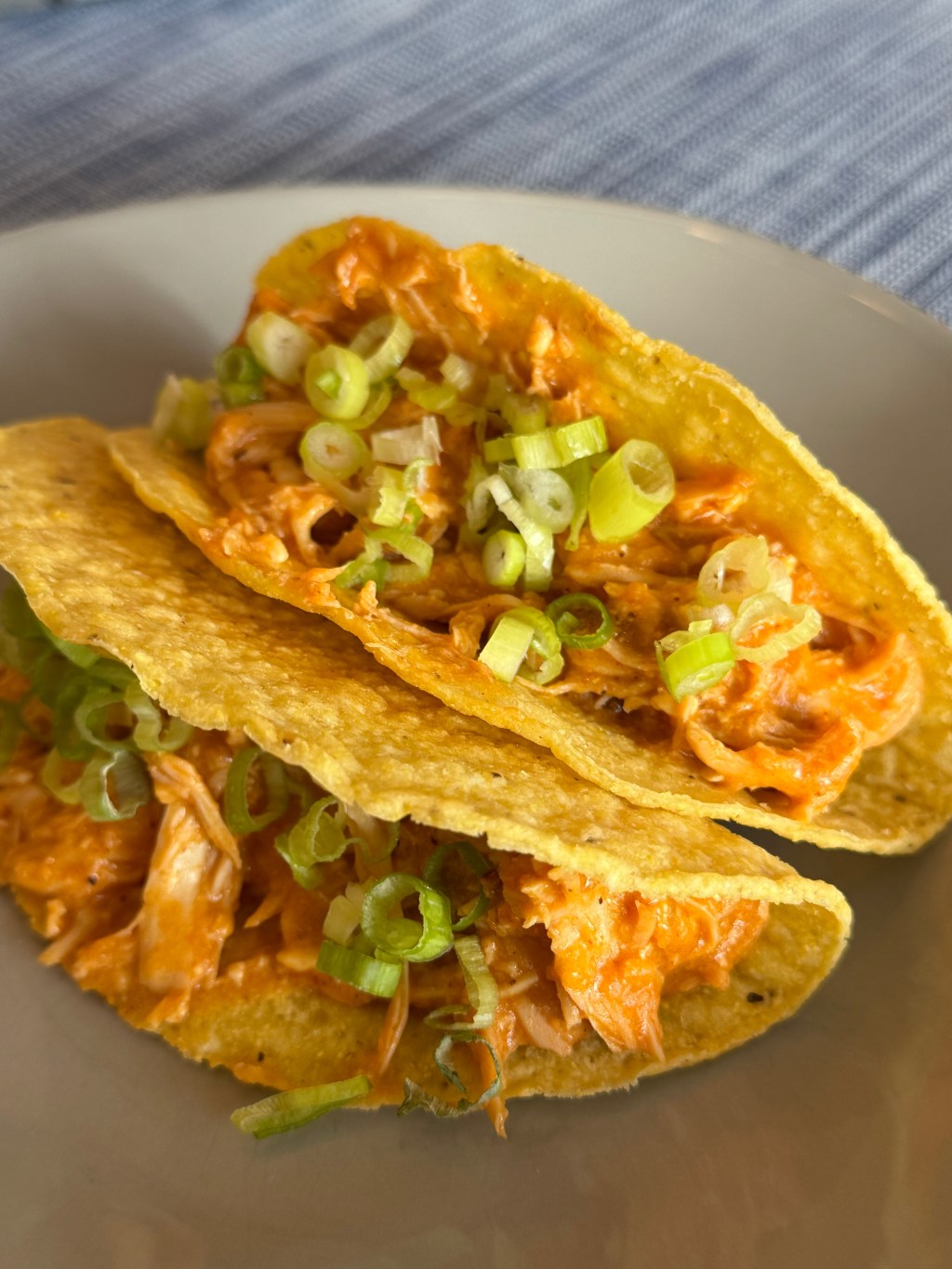 Buffalo Chicken Tacos done the healthy way!