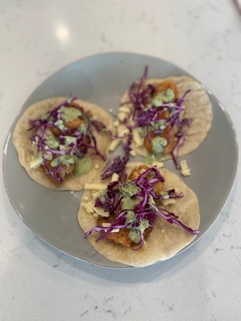 Easy Shrimp Tacos (Trader Joe’s Coconut Shrimp&nbsp;Shortcut)