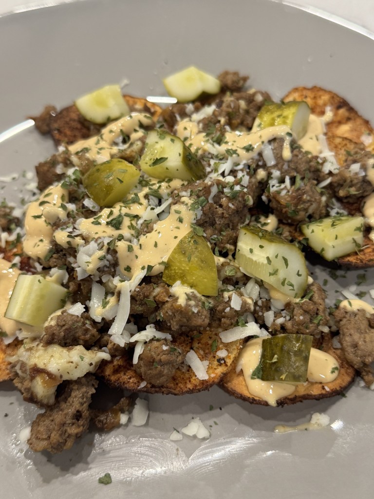 High Protein Loaded Cheeseburger&nbsp;Chips